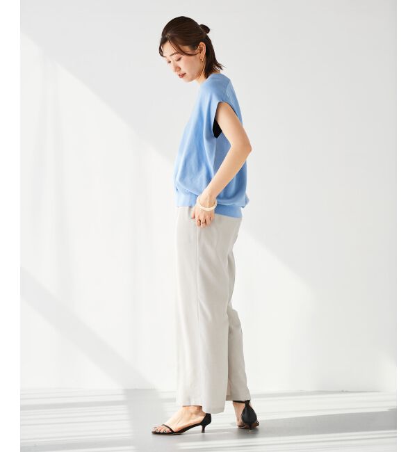 le.coeur blanc「《手洗い可能》ガーターアミコクーンシルエットニット」|ニット・セーター|