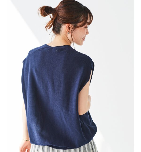 le.coeur blanc「《手洗い可能》ガーターアミコクーンシルエットニット」|ニット・セーター|