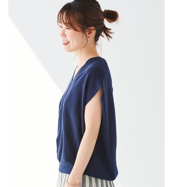 le.coeur blanc「《手洗い可能》ガーターアミコクーンシルエットニット」|ニット・セーター|