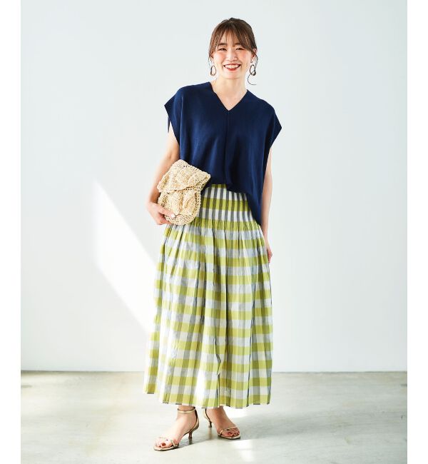 le.coeur blanc「《手洗い可能》ガーターアミコクーンシルエットニット」|ニット・セーター|