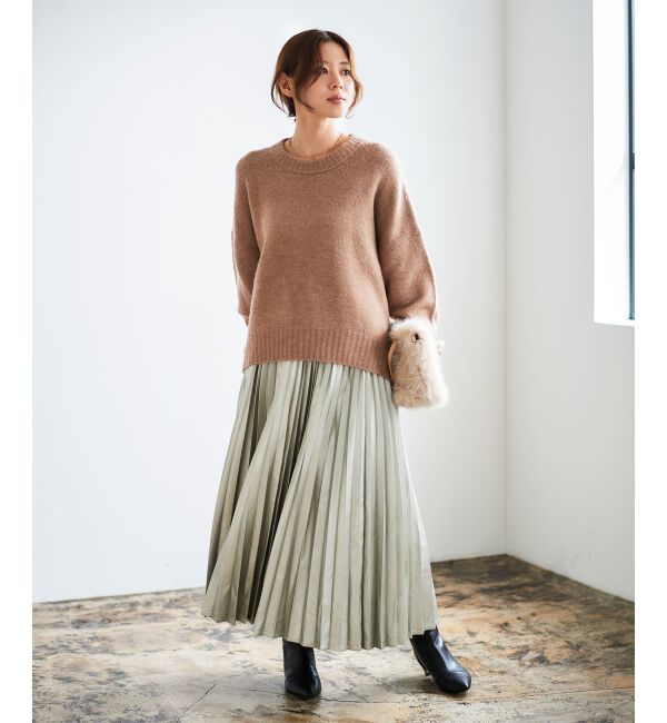 le.coeur blanc「プリーツロングスカート」|スカート|