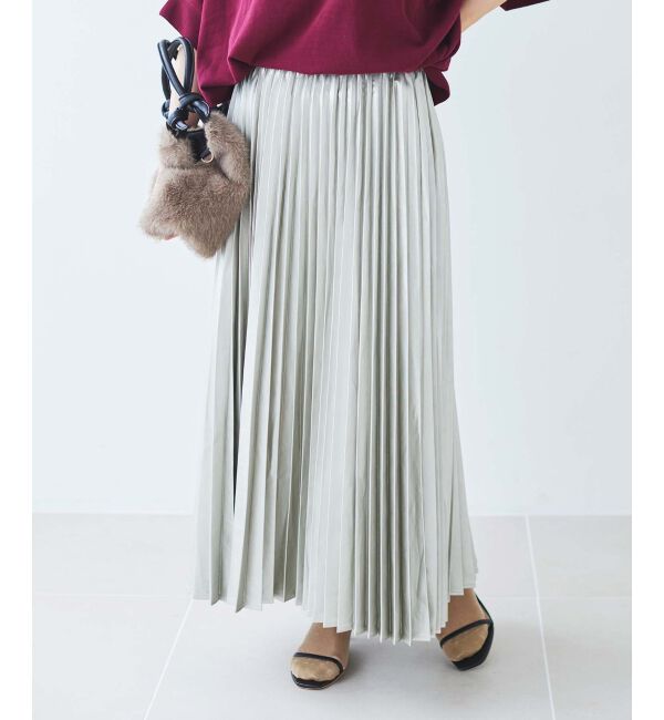 le.coeur blanc「プリーツロングスカート」|スカート|