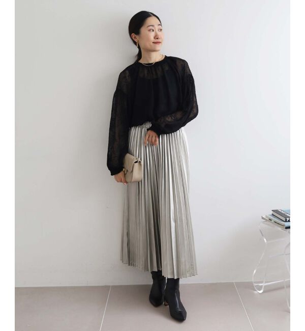 le.coeur blanc「プリーツロングスカート」|スカート|