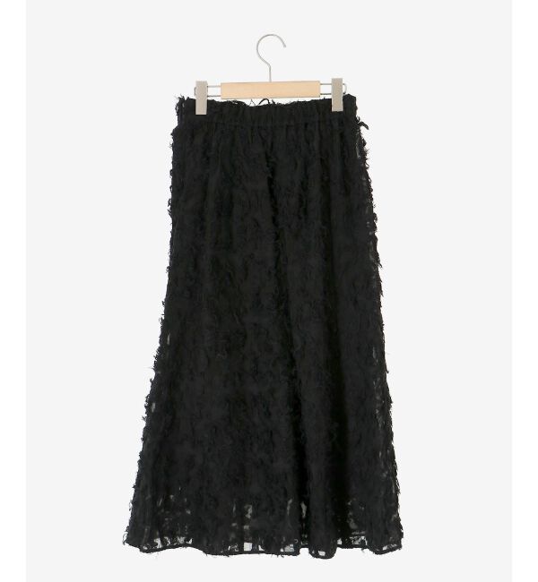 le.coeur blanc「《手洗い可能》カットジャガードギャザースカート」|スカート|