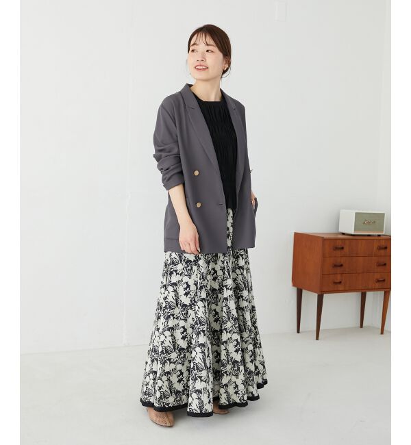  「《手洗い可能》Fanaka別注バイカラーフラワースカート」|スカート|