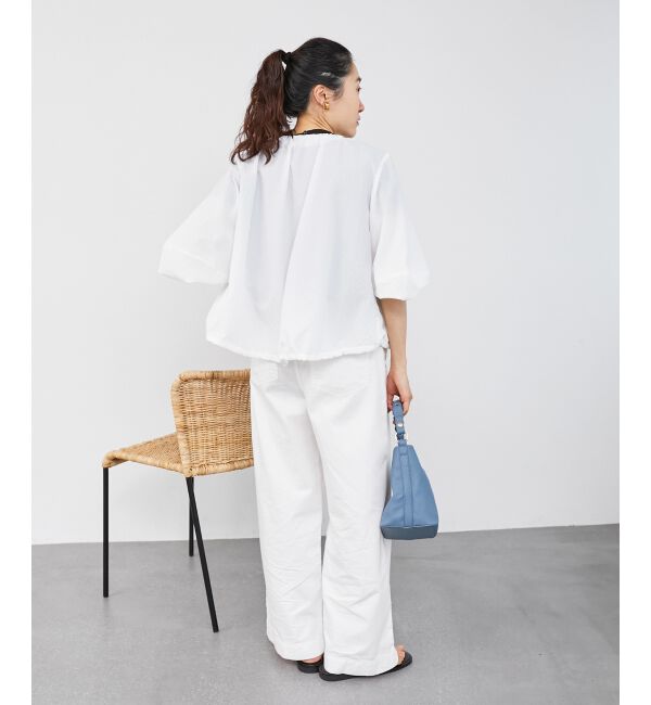  「《手洗い可能》カラミタンブラーランタンスリーブブルゾン」|ブルゾン・スタジャン|