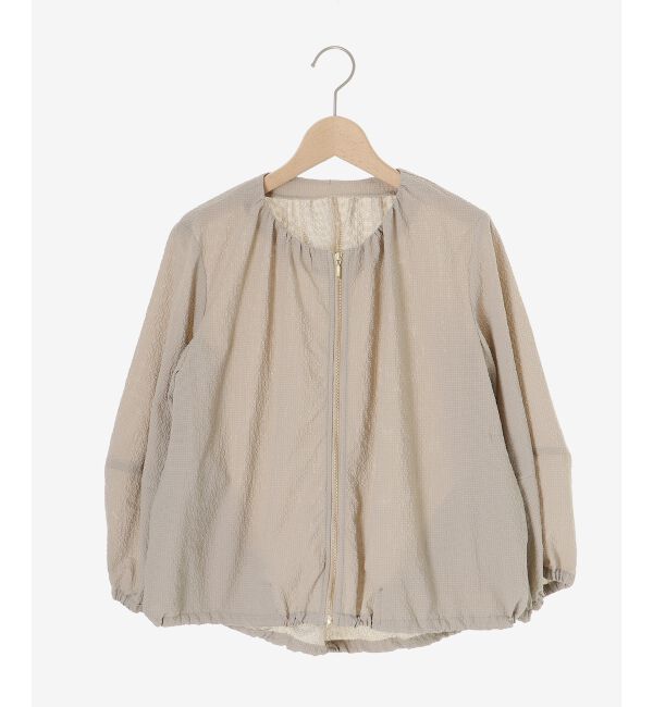  「《手洗い可能》カラミタンブラーランタンスリーブブルゾン」|ブルゾン・スタジャン|