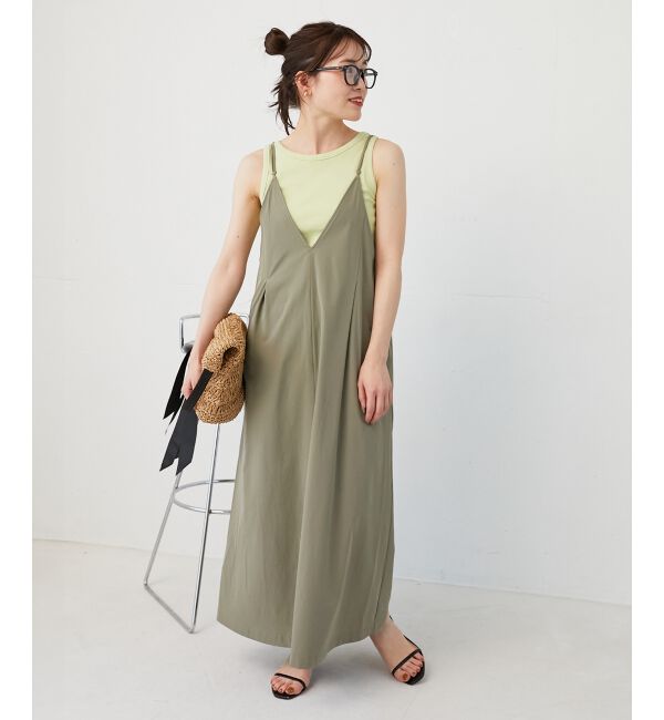 le.coeur blanc「《WEB限定アイテム》Basicテレコタンクトップ」|タンクトップ|