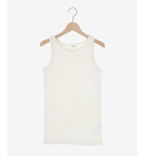 le.coeur blanc「《WEB限定アイテム》Basicテレコタンクトップ」|タンクトップ|