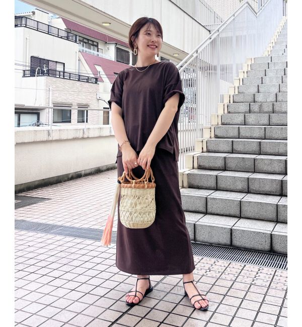  「MVS天竺プルオーバー&times;スカートセット」|ワンピース|