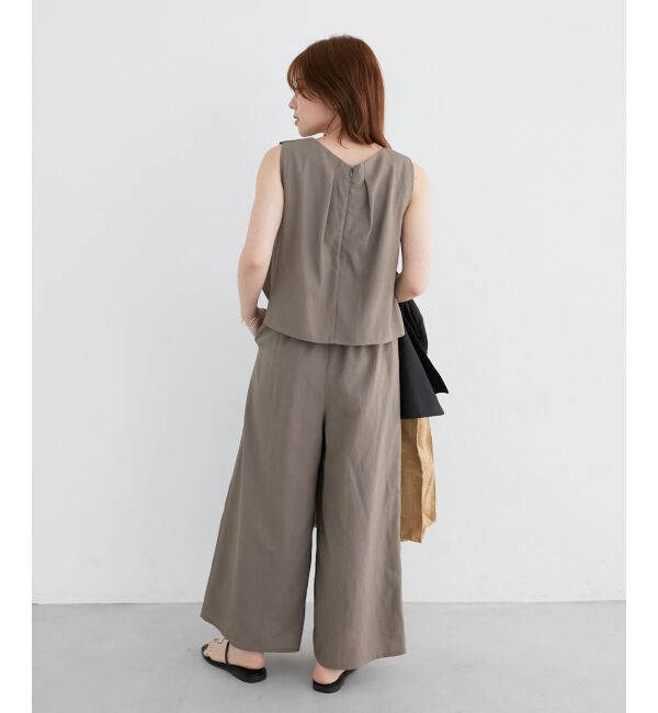  「リネンライクオールインワン」|オールインワン|