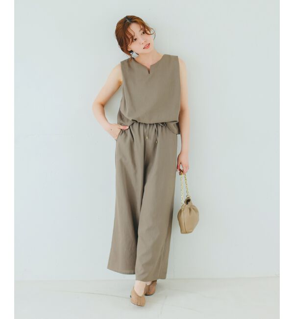  「リネンライクオールインワン」|オールインワン|