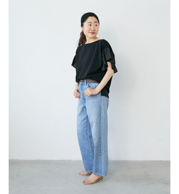  「コットンシルケットコンビカットプルオーバー」|プルオーバー|