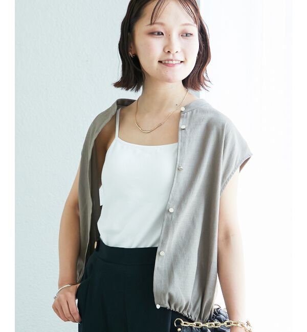  「CICA加工カップツキキャミ」|キャミソール|