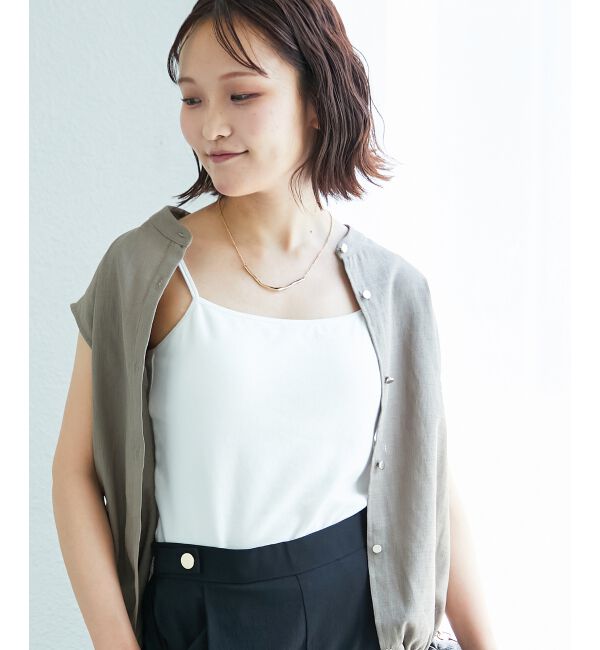  「CICA加工カップツキキャミ」|キャミソール|