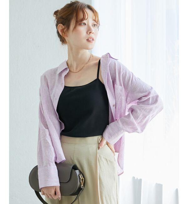  「CICA加工カップツキキャミ」|キャミソール|