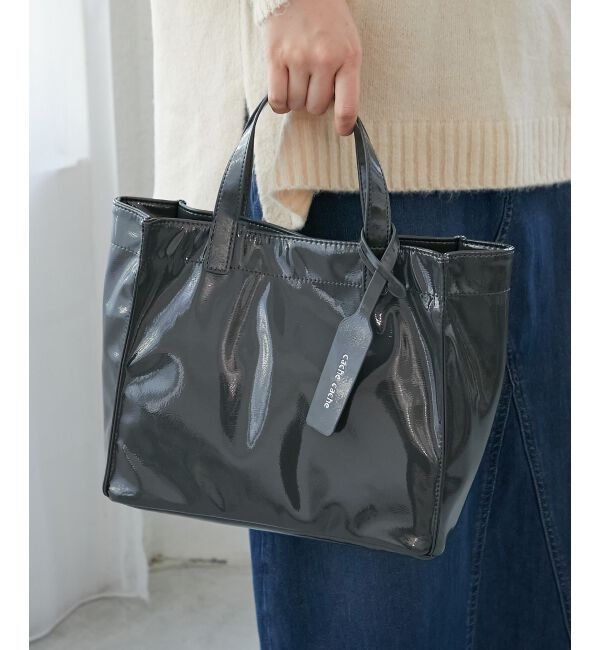  「エナメルトートバッグS」|トートバッグ|