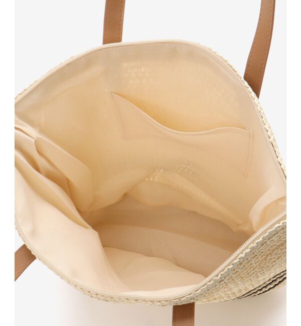  「《WEB限定アイテム》ラインボーダーペーパートートバッグ」|トートバッグ|