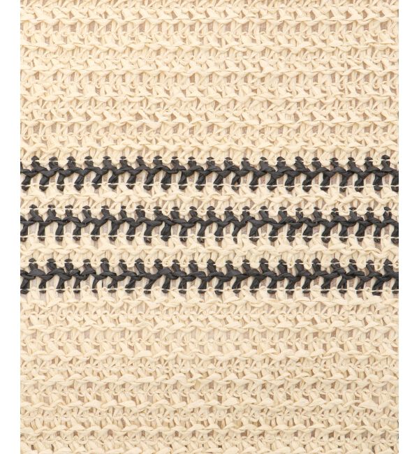  「《WEB限定アイテム》ラインボーダーペーパートートバッグ」|トートバッグ|