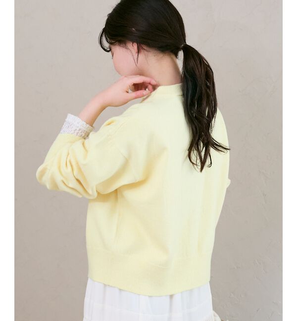  「ビジューボタンカーディガン」|カーディガン|