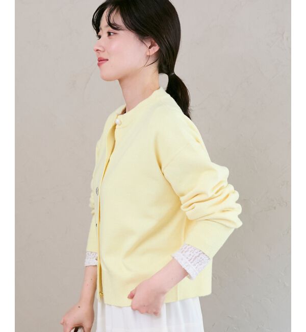  「ビジューボタンカーディガン」|カーディガン|