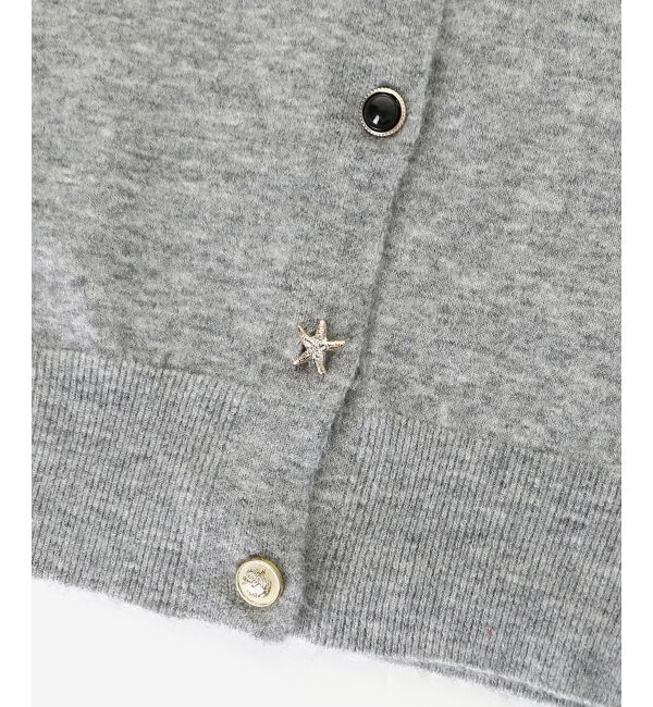 「ビジューボタンカーディガン」|カーディガン|