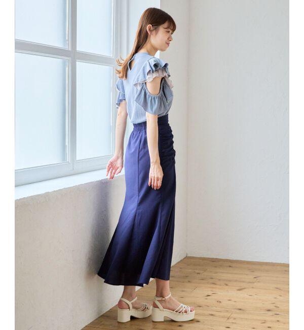 MAJESTICLEGON「ギャザーマーメイドスカート」|スカート|