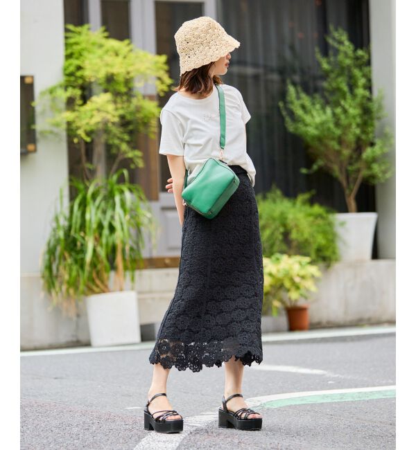 MAJESTICLEGON「クロシェロングスカート」|スカート|