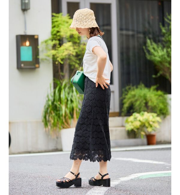 MAJESTICLEGON「クロシェロングスカート」|スカート|