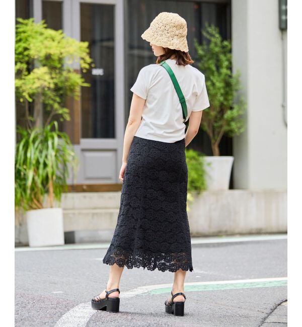 MAJESTICLEGON「クロシェロングスカート」|スカート|