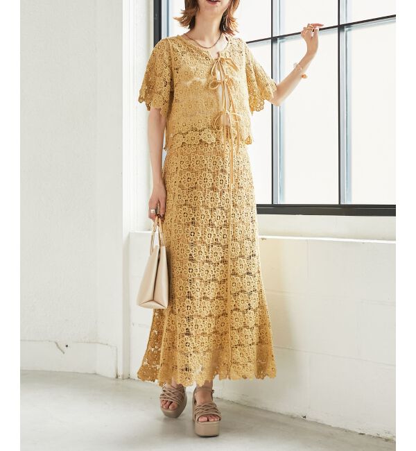 MAJESTICLEGON「クロシェロングスカート」|スカート|