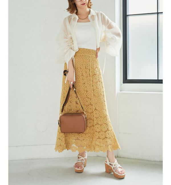 MAJESTICLEGON「クロシェロングスカート」|スカート|