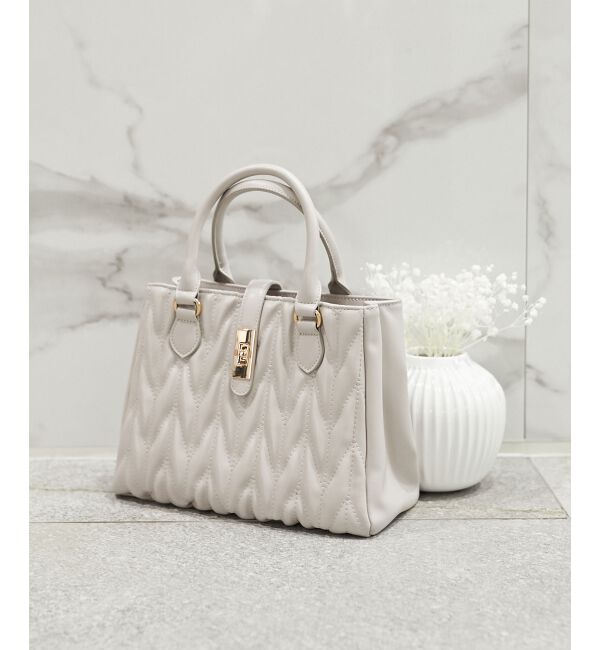 MAJESTICLEGON「クラシカルスクエアハンドバッグ」|ショルダー・メッセンジャー|