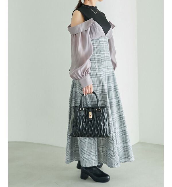 MAJESTICLEGON「クラシカルスクエアハンドバッグ」|ショルダー・メッセンジャー|