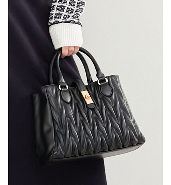 MAJESTICLEGON「クラシカルスクエアハンドバッグ」|ショルダー・メッセンジャー|