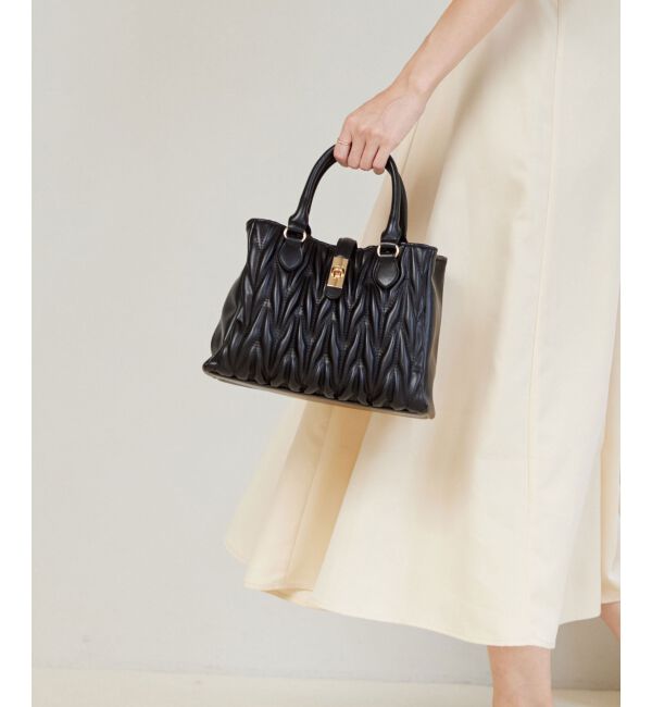 MAJESTICLEGON「クラシカルスクエアハンドバッグ」|ショルダー・メッセンジャー|