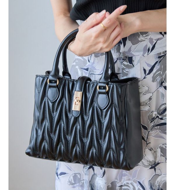 MAJESTICLEGON「クラシカルスクエアハンドバッグ」|ショルダー・メッセンジャー|