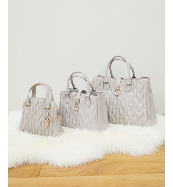 MAJESTICLEGON「クラシカルスクエアハンドバッグ」|ショルダー・メッセンジャー|