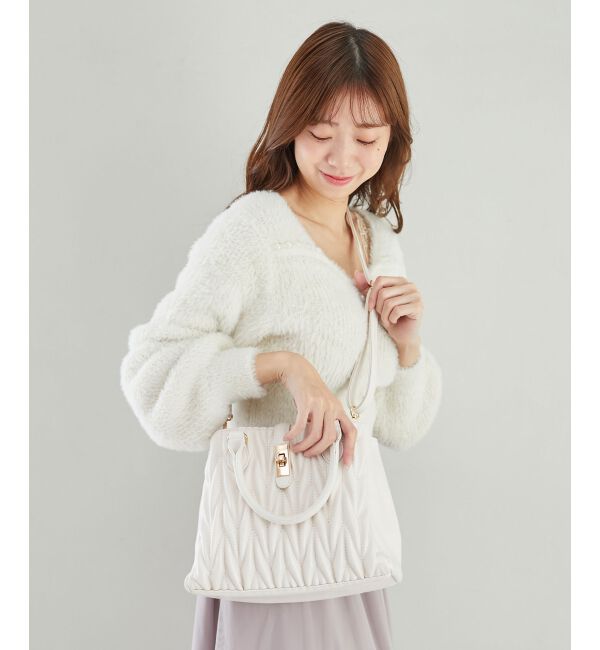 MAJESTICLEGON「クラシカルスクエアハンドバッグ」|ショルダー・メッセンジャー|