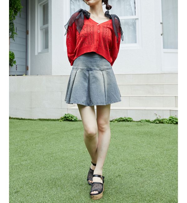 MAJESTICLEGON「ボックスプリーツミニスカパン」|その他|