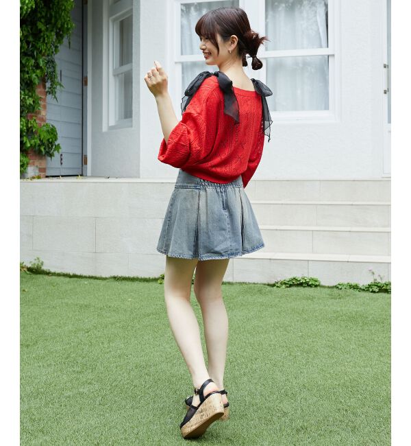 MAJESTICLEGON「ボックスプリーツミニスカパン」|その他|