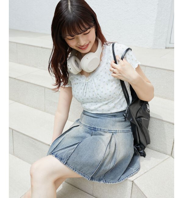 MAJESTICLEGON「ボックスプリーツミニスカパン」|その他|