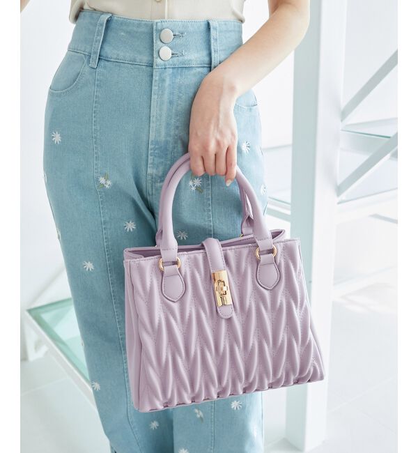  「♯クラシカルスクエアハンドバッグ」|ハンドバッグ|