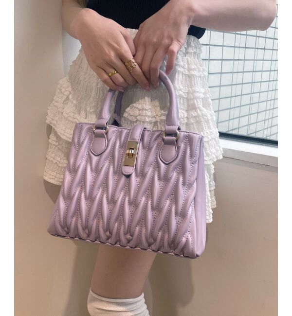  「♯クラシカルスクエアハンドバッグ」|ハンドバッグ|