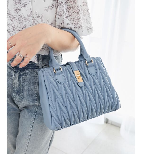  「♯クラシカルスクエアハンドバッグ」|ハンドバッグ|