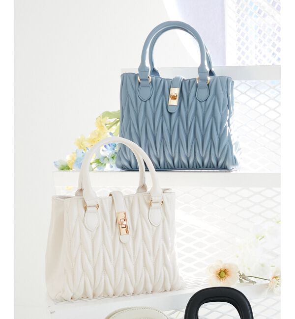  「♯クラシカルスクエアハンドバッグ」|ハンドバッグ|