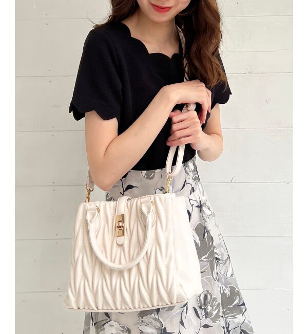  「♯クラシカルスクエアハンドバッグ」|ハンドバッグ|