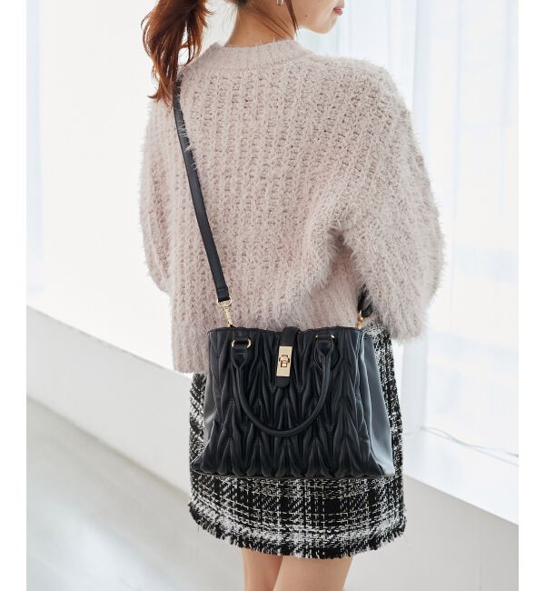  「♯クラシカルスクエアハンドバッグ」|ハンドバッグ|