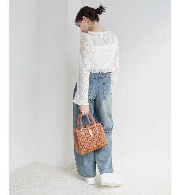  「♯クラシカルスクエアハンドバッグ」|ハンドバッグ|