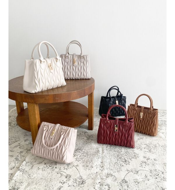  「♯クラシカルスクエアハンドバッグ」|ハンドバッグ|